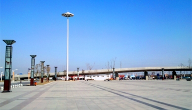 广西柳州大型生活广场LED高杆灯照明工程