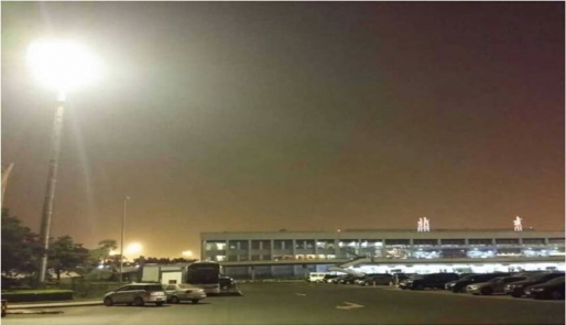 北京-首都机场停机坪/停车场LED工矿灯照明改造